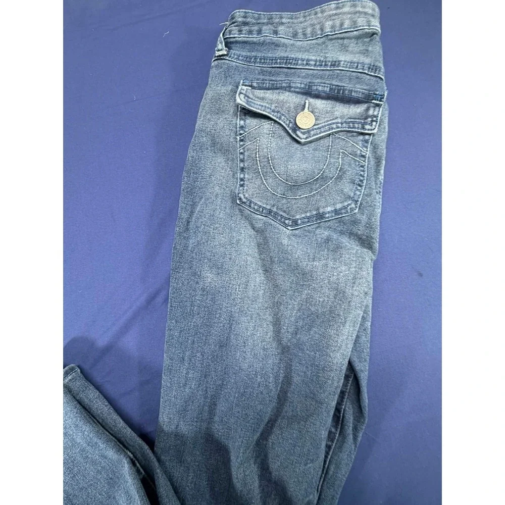 True Religon Billie Mid Rise Straight Jeans Denim Size 32 Men‎